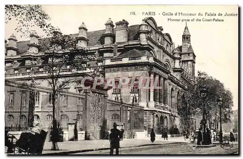 Ansichtskarte AK Paris Grille d&#39honneur du palais de justice