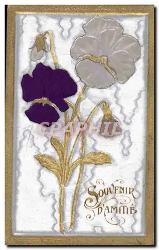 Cartes postales Fantaisie Fleurs (carte toilee)