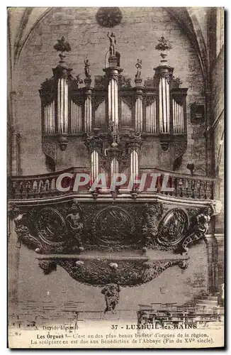 Ansichtskarte AK Orgue Luxeuil les Bains Les orgues