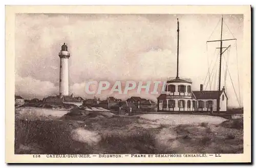 Cartes postales Phare et semaphore Brighton Cayeux sur Mer