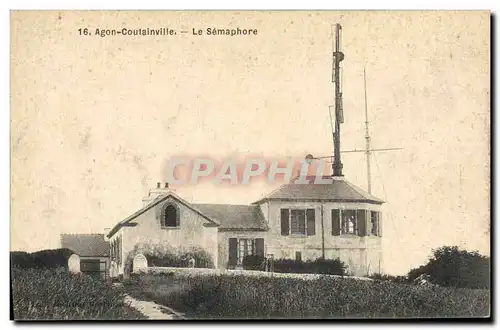 Cartes postales Agon Coutainville Le Semaphore