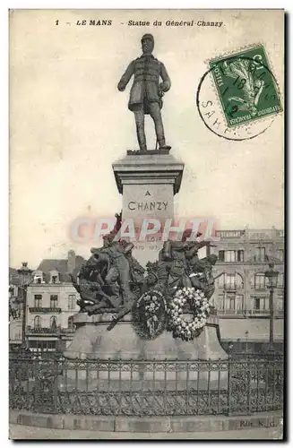 Ansichtskarte AK Militaria Monument Le Mans Statue du General Chanzy