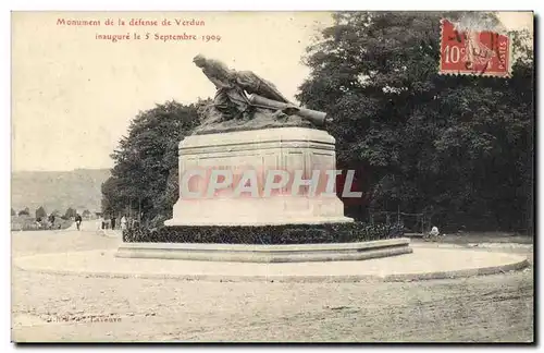 Cartes postales Militaria Monument de la defense de Verdun