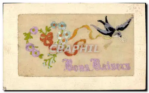 Cartes postales Fantaisie Toilee Fleurs