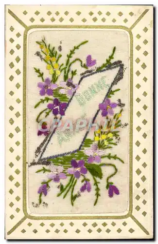 Cartes postales Fantaisie Toilee Fleurs