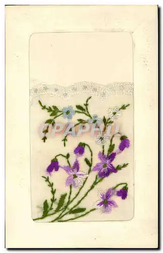 Cartes postales Fantaisie Toilee Fleurs