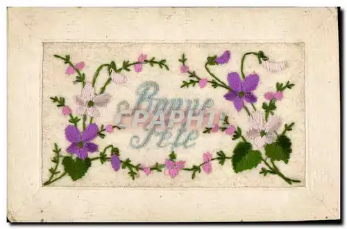 Cartes postales Fantaisie Toilee Fleurs