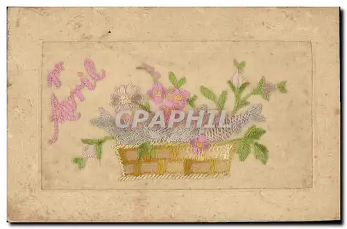 Cartes postales Fantaisie Toilee Fleurs