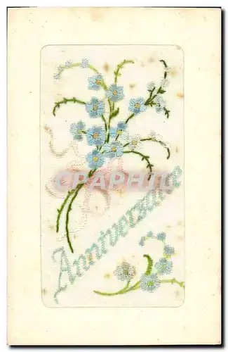 Cartes postales Fantaisie Toilee Fleurs