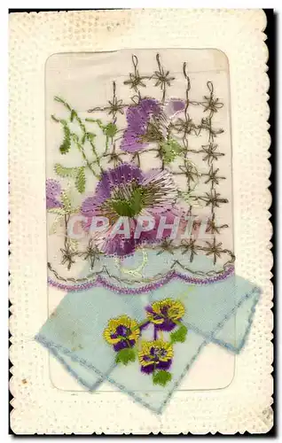 Cartes postales Fantaisie Toilee Fleurs