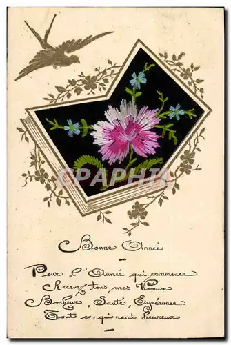 Cartes postales Fantaisie Toilee Fleurs