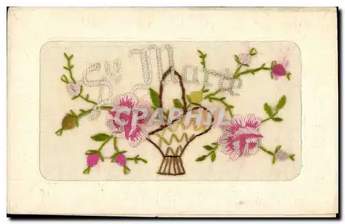 Cartes postales Fantaisie Toilee Fleurs