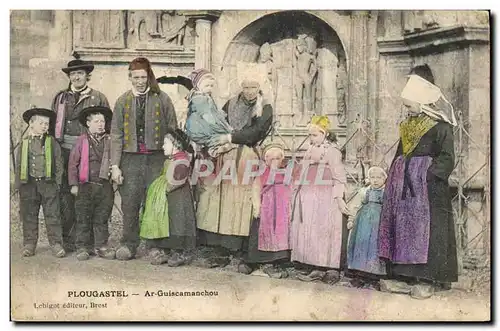 Cartes postales Folklore Plougastel Ar Guiscamanchou