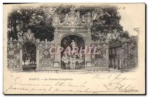 Cartes postales Nancy La fontaine d&#39Amphitrite