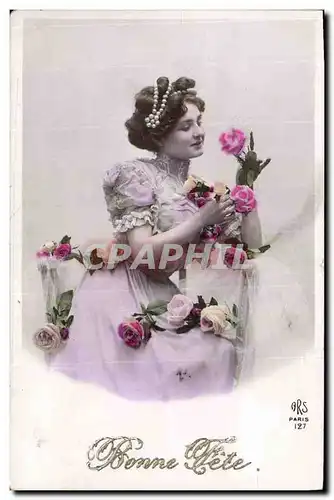 Cartes postales Femme Bijou