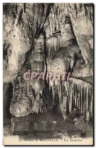 Cartes postales Grotte Grottes de Betharram Les dentelles