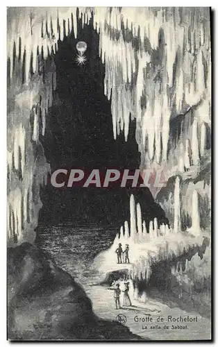 Cartes postales Grotte de Rochefort La salle du sabbat Grottes