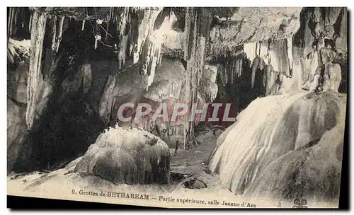 Cartes postales Grotte Grottes de Betharram Partie superieure salle Jeanne d&#39Arc