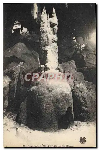 Cartes postales Grotte Grottes de Betharram Le minaret