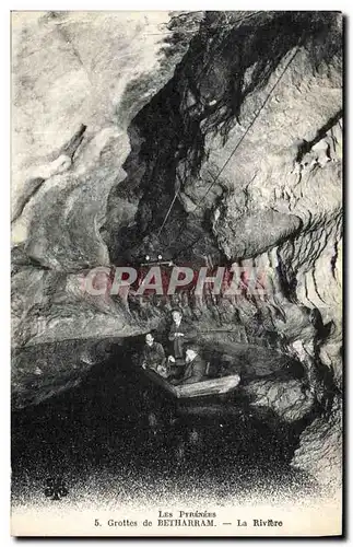 Cartes postales Grotte Grottes de Betharram La riviere