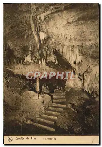 Cartes postales Grotte de Han La mosquee Grottes