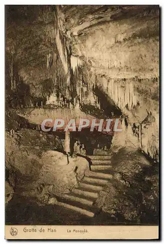 Cartes postales Grotte de Han La mosquee Grottes