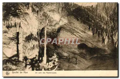 Cartes postales Grotte de Han Un coin des Mysterieuses Grottes