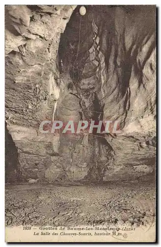 Cartes postales Grotte Grottes de Baume les Messieurs La salle des chauve souris