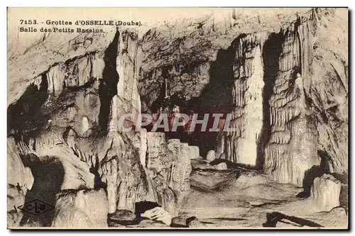 Cartes postales Grotte Grottes d&#39Osselle Salle des petits Bassins