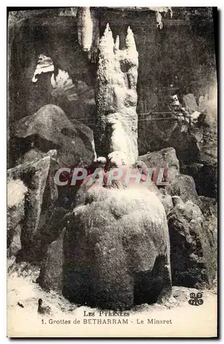 Cartes postales Grotte Grottes de Betharram Le minaret