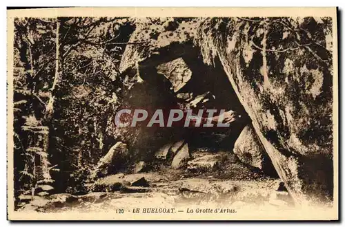 Cartes postales Grotte Grottes Le Huelgoat La grotte d&#39Artus