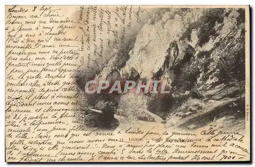 Cartes postales Grotte Sainte Magdeleine Lourdes Grottes