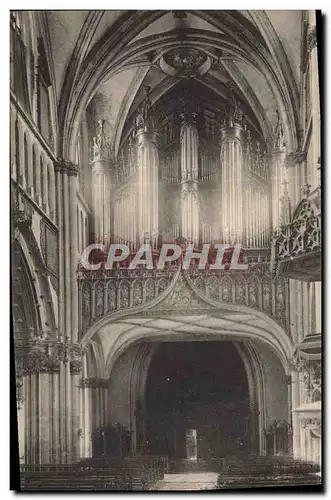 Cartes postales Orgue Fribourg Les orgues de la cathedrale