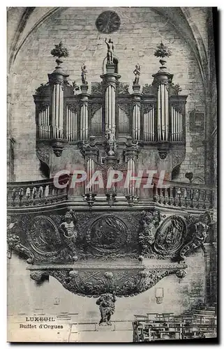 Cartes postales Orgue Luxeuil Buffet d'orgues