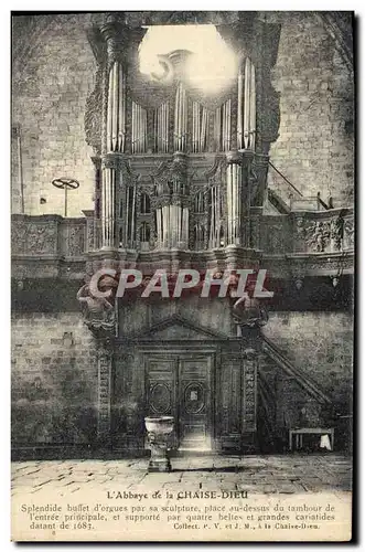 Ansichtskarte AK Orgue L&#39abbaye de la Chaise Dieu