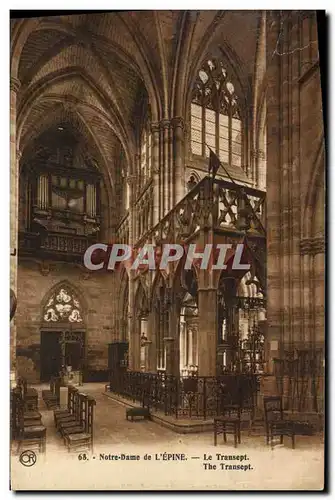 Cartes postales Orgue Notre Dame de l&#39Epine Le transept