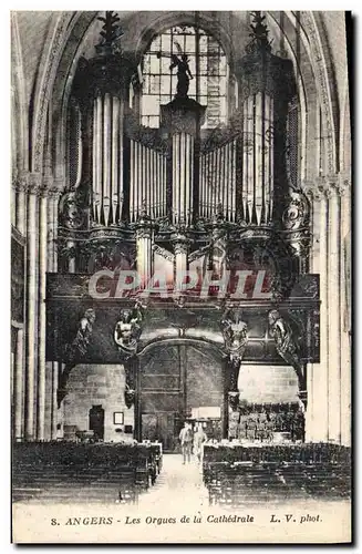 Ansichtskarte AK Orgue Angers Les orgues de la cathedrale