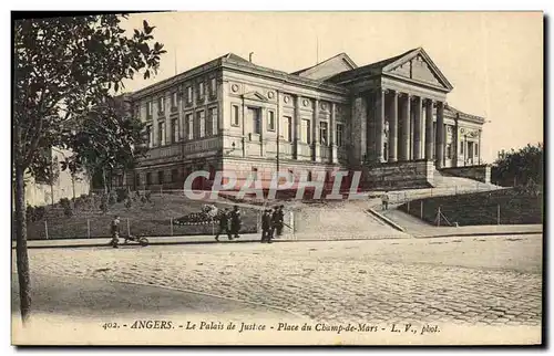 Cartes postales Angers Le palais de justice Place du Champ de Mars