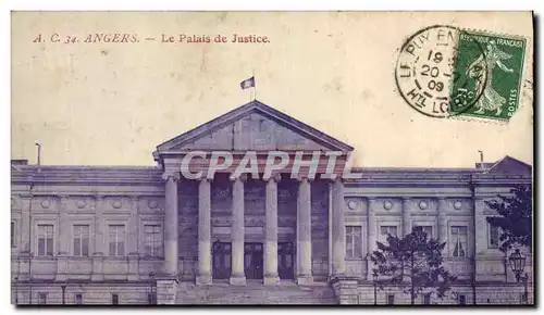 Cartes postales Angers Le palais de justice