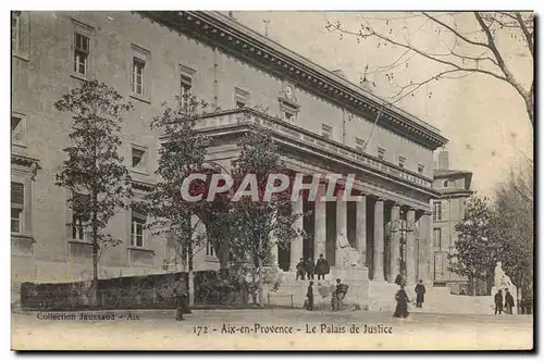 Cartes postales Aix en Provence Le palais de justice