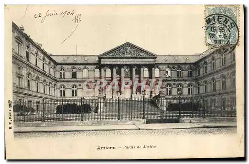 Cartes postales Amiens Le Palais de justice