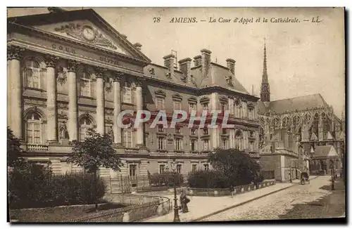 Cartes postales Amiens La Cour d&#39Appel et la cathedrale