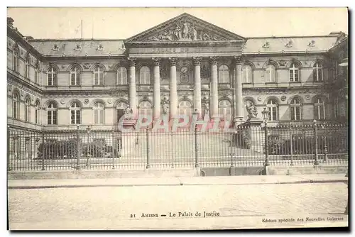Ansichtskarte AK Amiens Le Palais de Justice