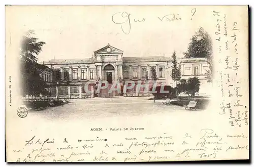 Cartes postales Agen Palais de Justice