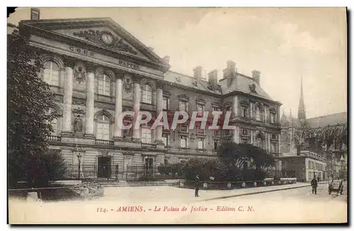 Ansichtskarte AK Amiens Le Palais de Justice