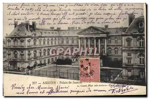 Cartes postales Amiens Palais de Justice