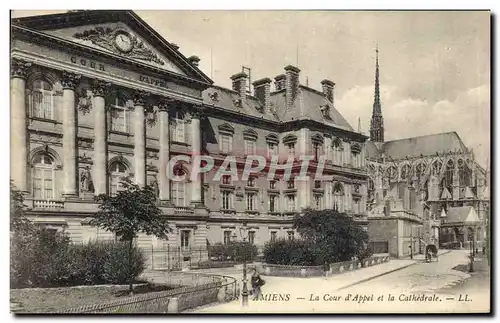 Cartes postales Amiens La Cour d&#39Appel et la cathedrale