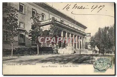 Ansichtskarte AK Aix en Provence Le Palais de Justice