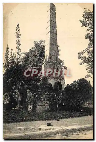 Ansichtskarte AK Militaria Guerre de 1870 Dole Monument des Combattants