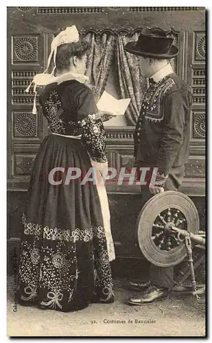 Cartes postales Folklore Costumes de Bannalec